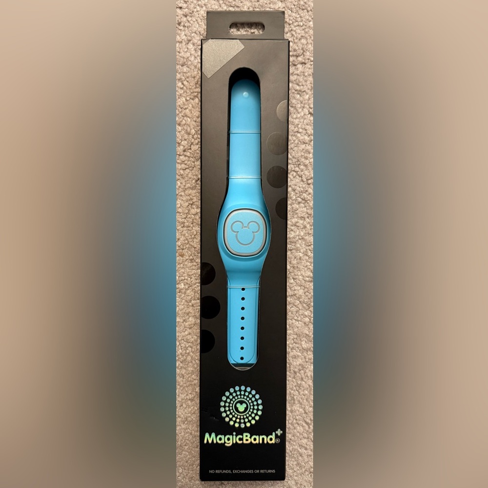 Disney Parks MagicBand+ TURQUOISE BLUE Mickey Mouse Magic Band Plus Unlinked